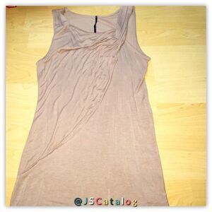 Beautiful Sleeveless Taupe Blouse - Size S
